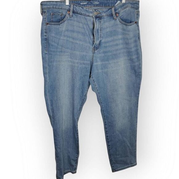 Old Navy Women's Plus Size High Rise OG Straight Built in Warm Jean size 18 - Picture 1 of 7